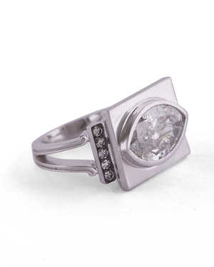 18k White Gold Diamond Renee Ring