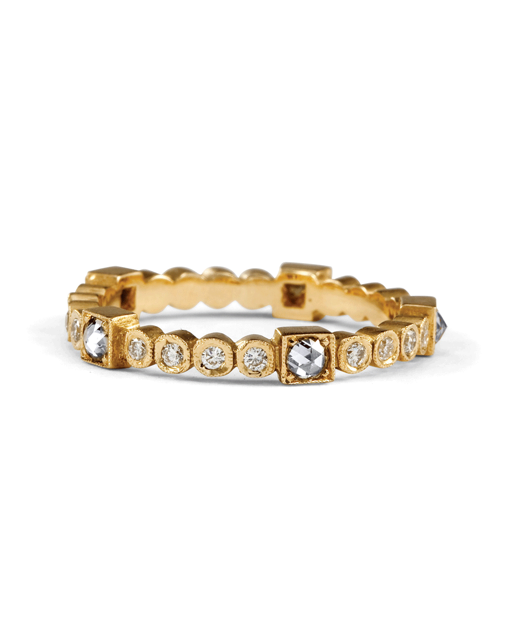 18k Yellow Gold Citadel Diamond Ring