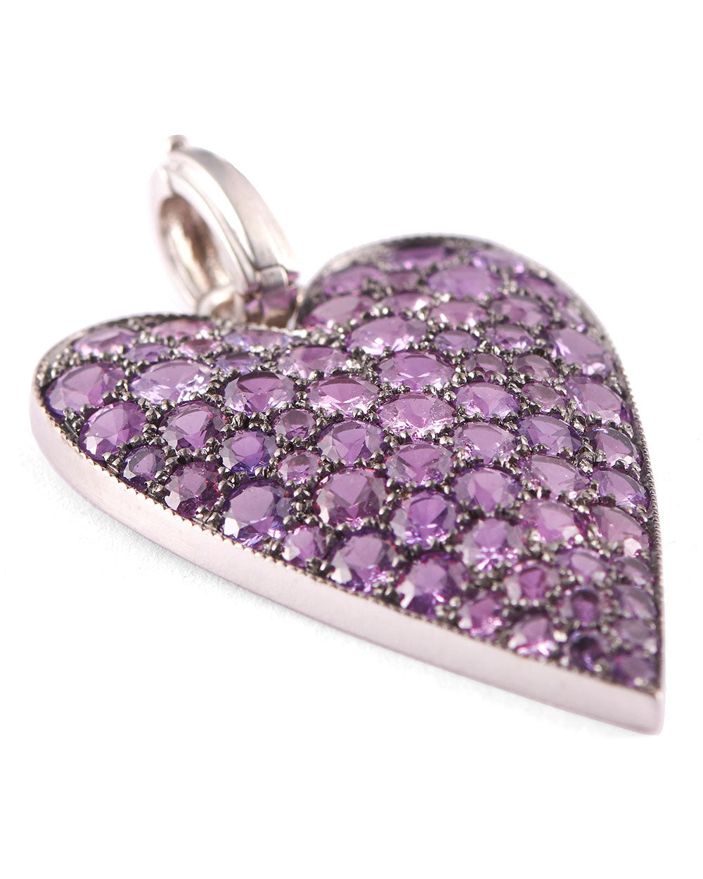Ceylon Sapphire Heart Pendant
