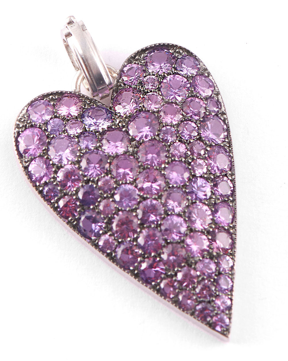Ceylon Sapphire Heart Pendant