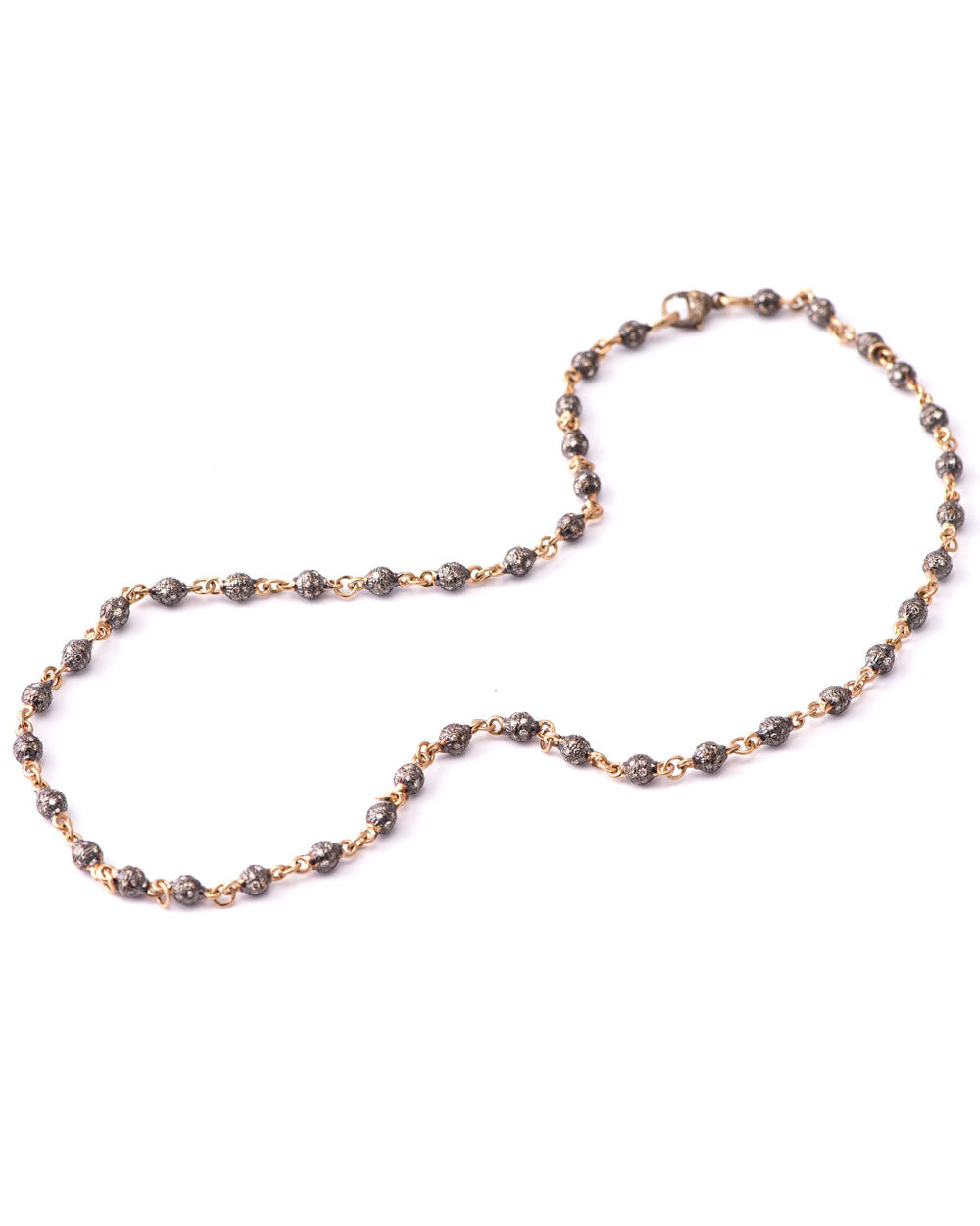 Diamond Ball Chain Necklace