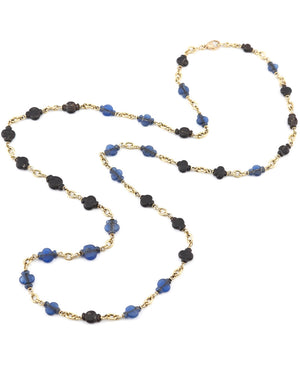 5th Century Cambodian Glass Beaded Link Necklace