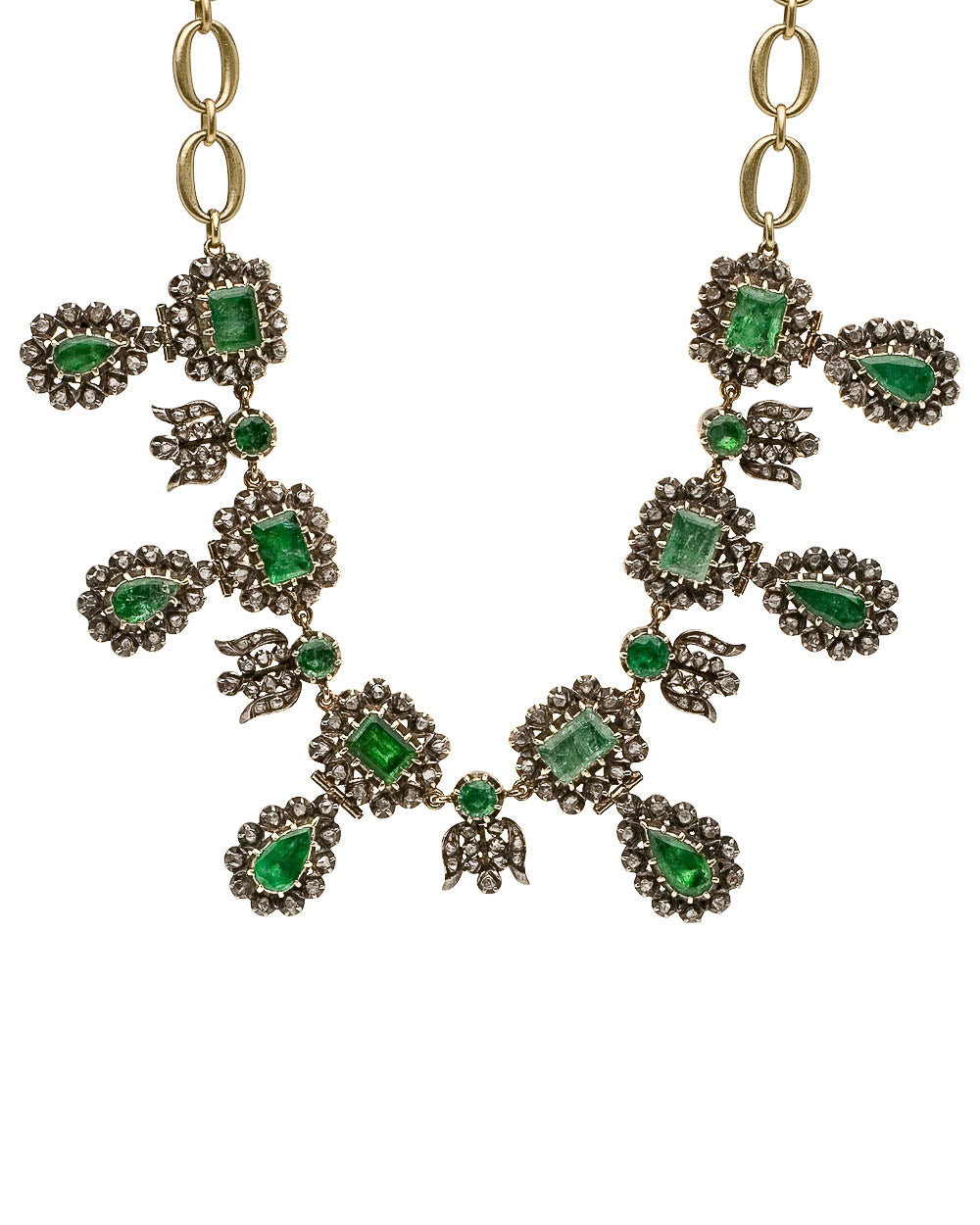 Emerald Geogian Necklace