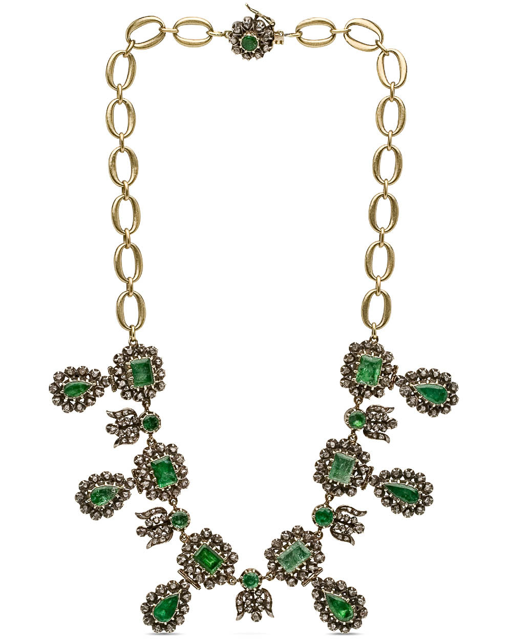 Emerald Geogian Necklace