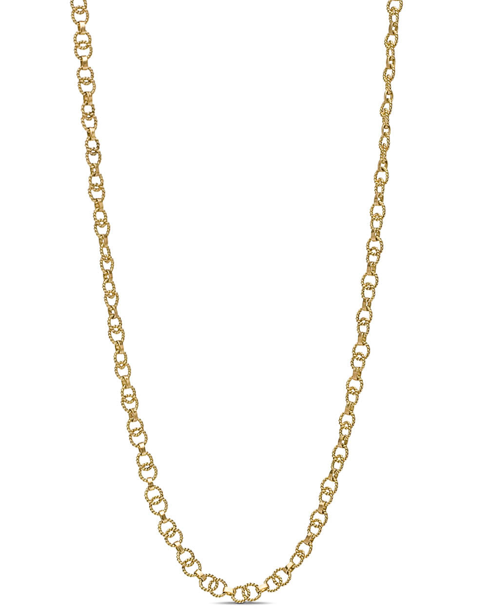 Yellow Gold Coco Chain Necklace