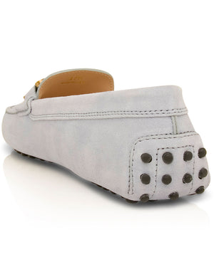 Gommini Suede Loafer in Lavender