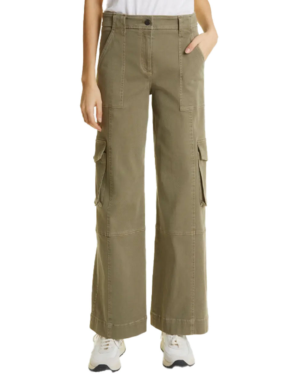 Dark Olive Coop Pant with Cargo Pockets