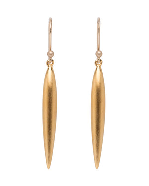 24K Gold Vermeil Large Rice Earrings