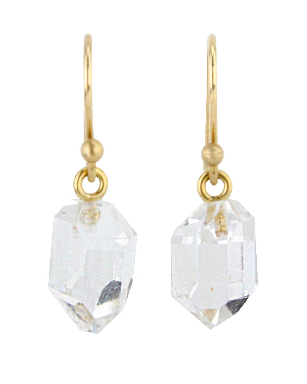 Small Herkimer Diamond Earrings