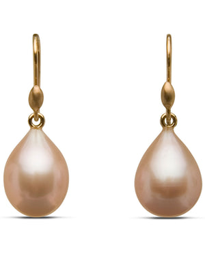 Pink Baroque Pearl Earrings