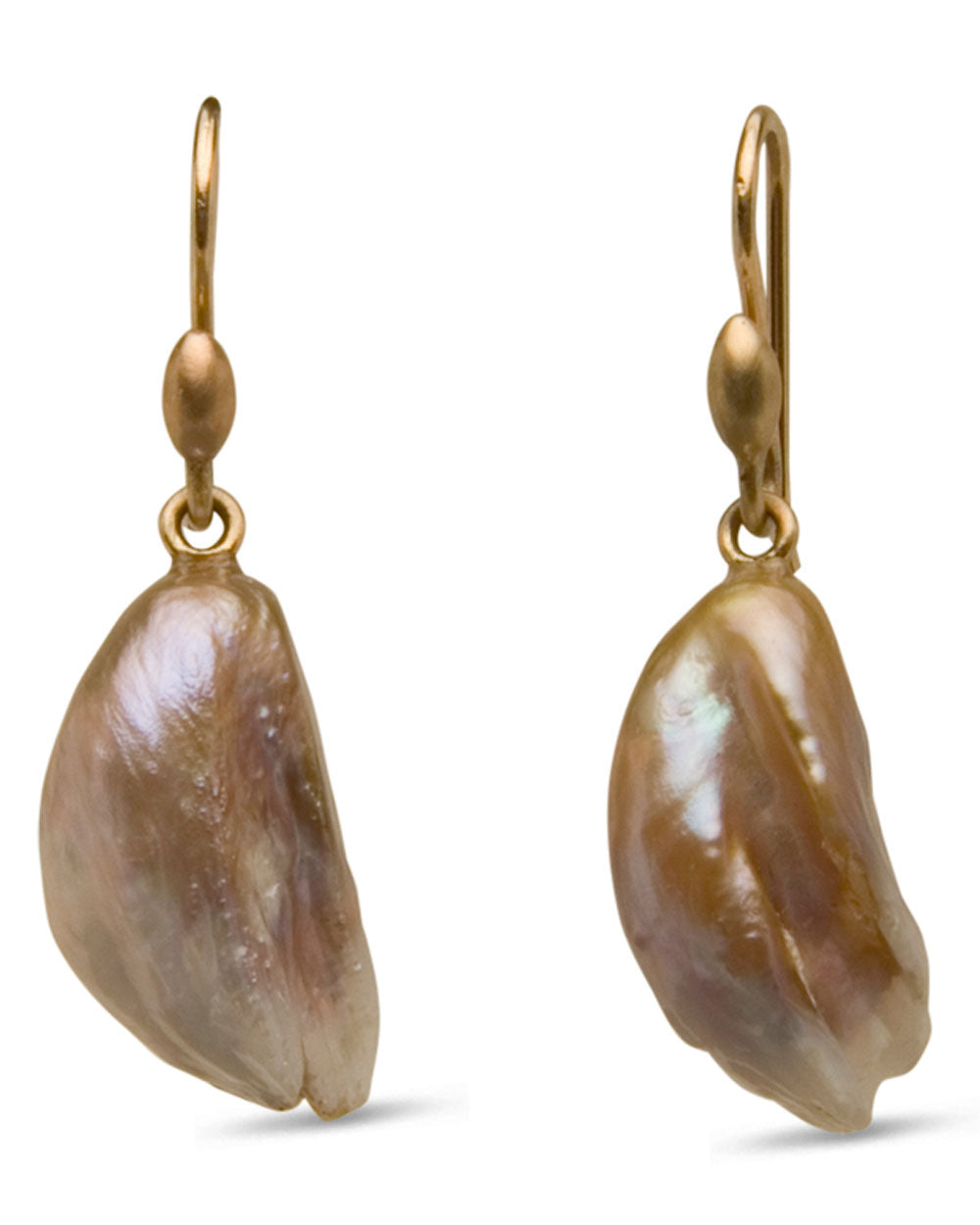 Pink Freshwater Baroque Pearl Earrings