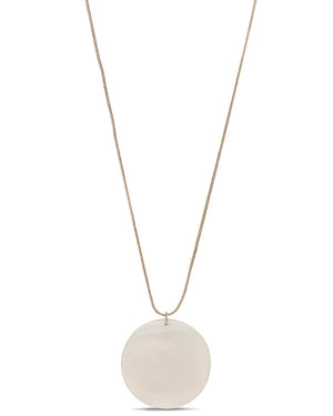 Sterling Silver Blue Chalcedony Pendant Necklace