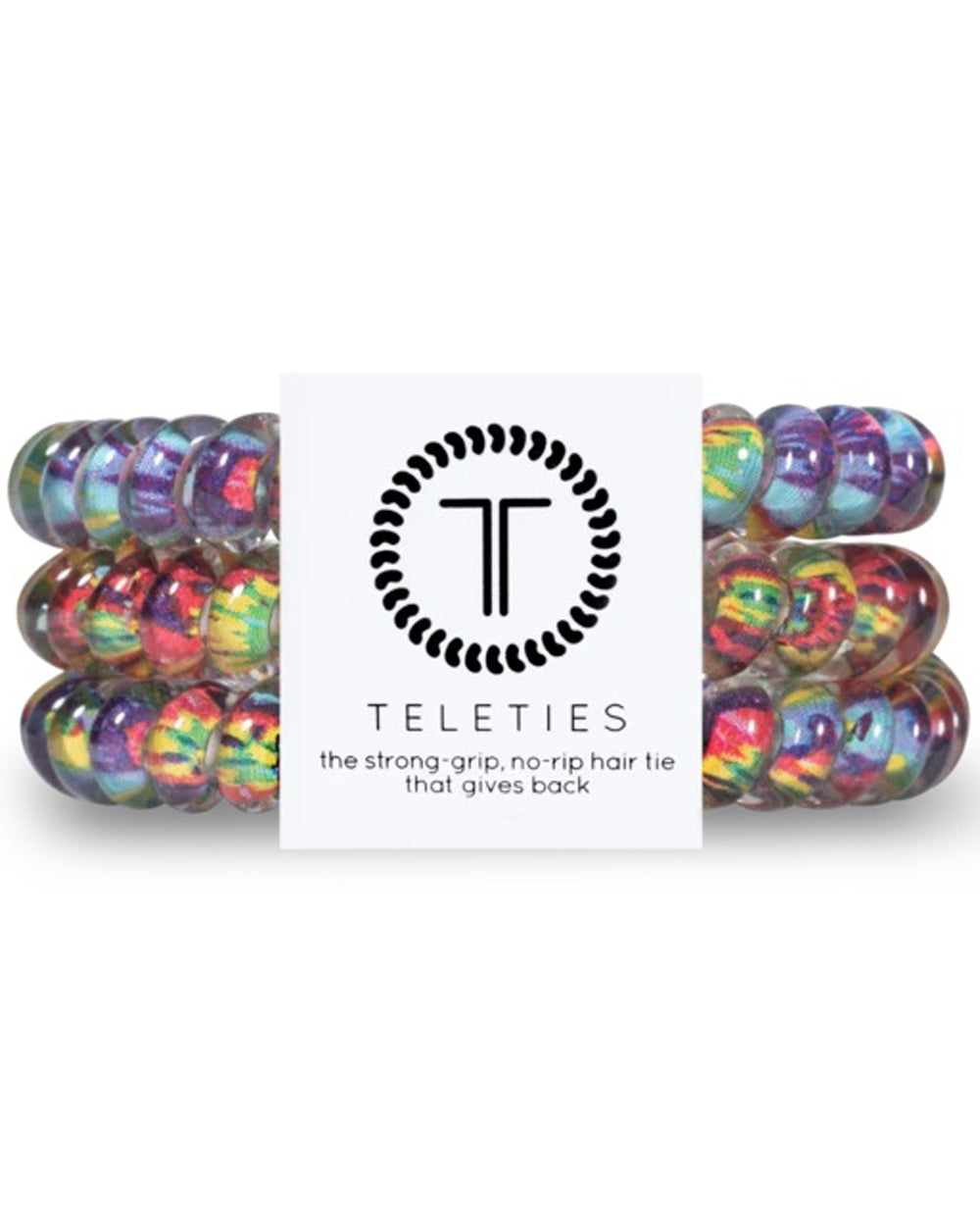 Psychedelic Small Spiral Hair Ties