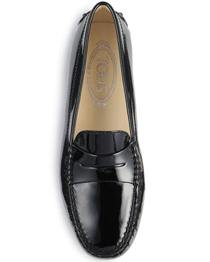 Gommini Patent Leather Loafer in Black
