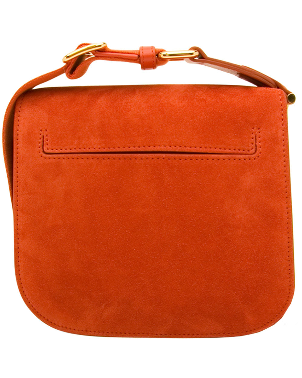 Mini Suede Crossbody in Mango