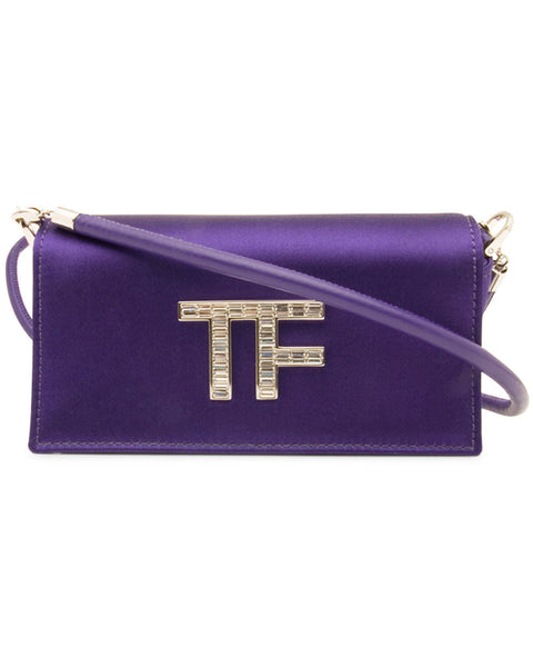 Tom Ford India 2-way Purple Satchel Shoulder Bag