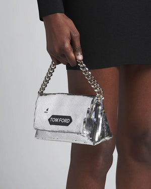 Sequins and Smooth Calf Mini Crossbody