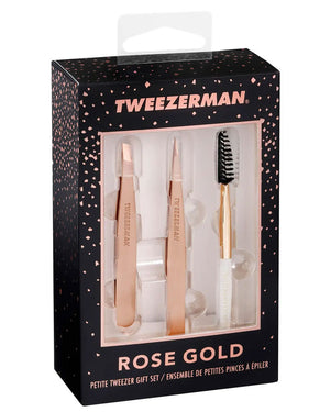 Rose Gold Petite Tweezer Set