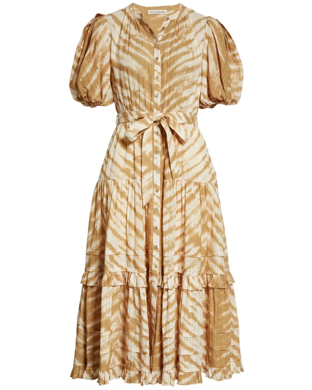 Sand Tie Dye Magdalena Midi Dress