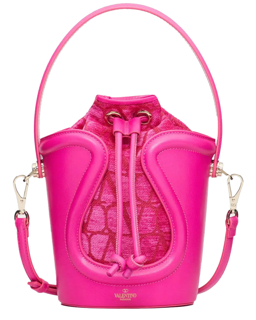 La Cinquieme Toile Iconographe Bucket Bag in Pink