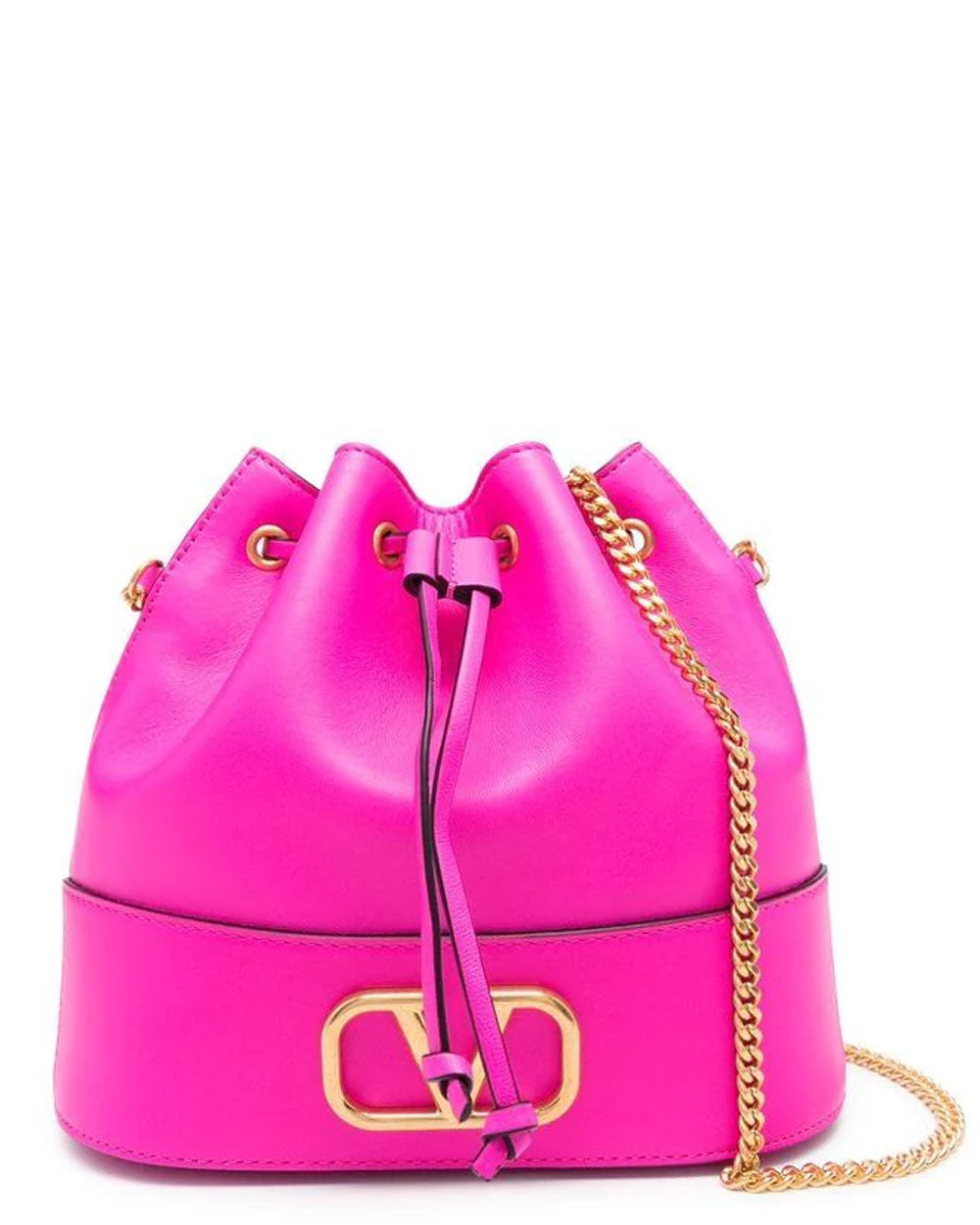 VLOGO Bucket Bag in Pink