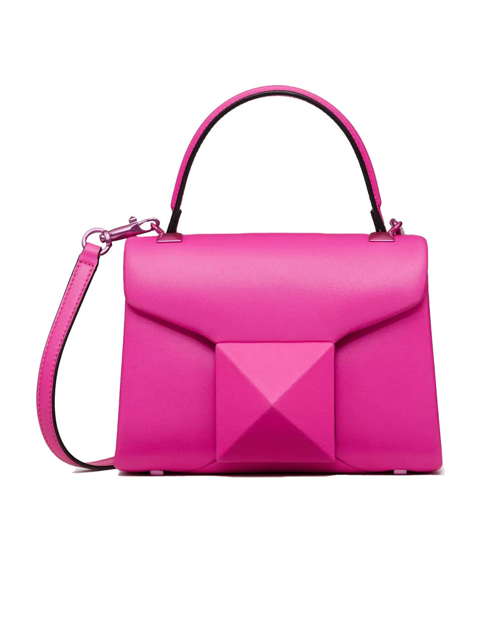 Mini One Stud Nappa Handbag in Pink PP