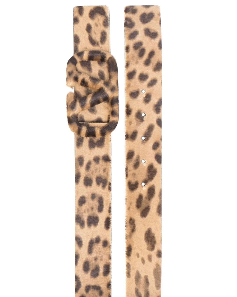 VLOGO Belt in Leopard Print