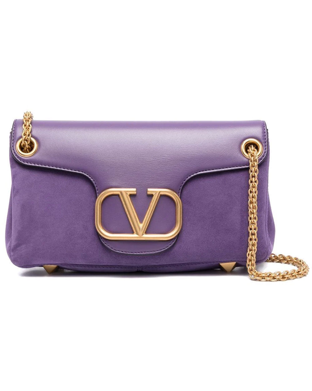 VLOGO Shoulder Bag in Indian Violet