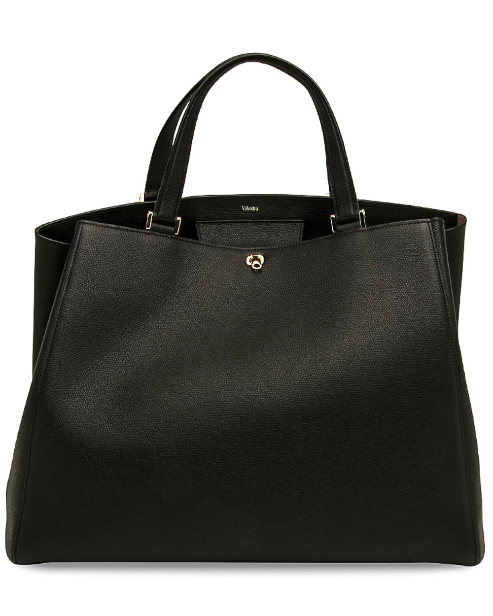 Valextra large Brera leather tote bag