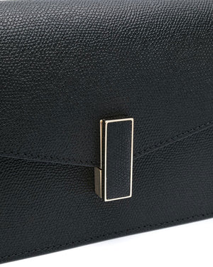 Clutch with Chain in Nero