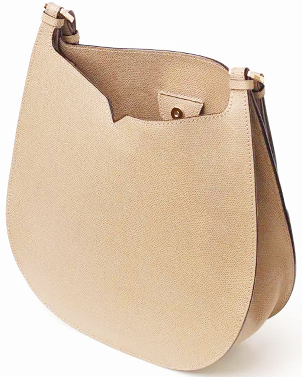 Medium Hobo Shoulder Bag in Beige