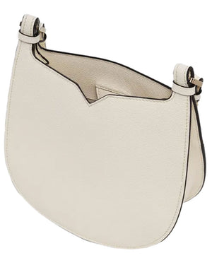Mini Hobo Shoulder Bag in White