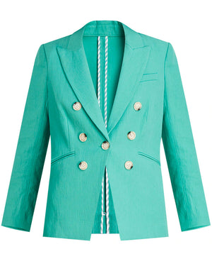 Agate Green Emsley Linen Jacket
