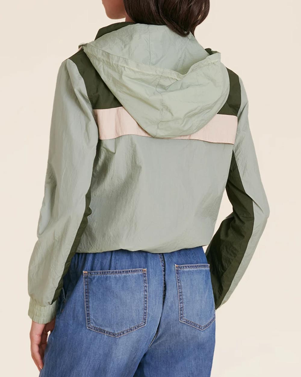 Army Color Block Avery Pullover
