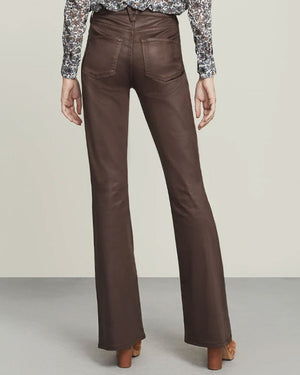 Beverly High Rise Skinny Flare Jean in Brown