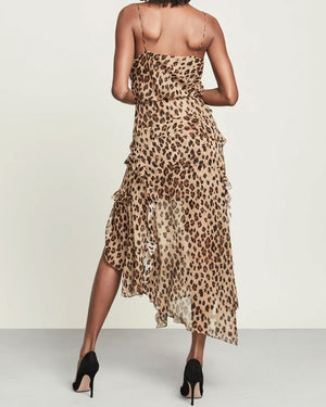 Brown Leopard Avenel Maxi Dress