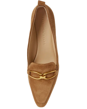 Champlain Chain Pointed Toe Flat in Hazelwood