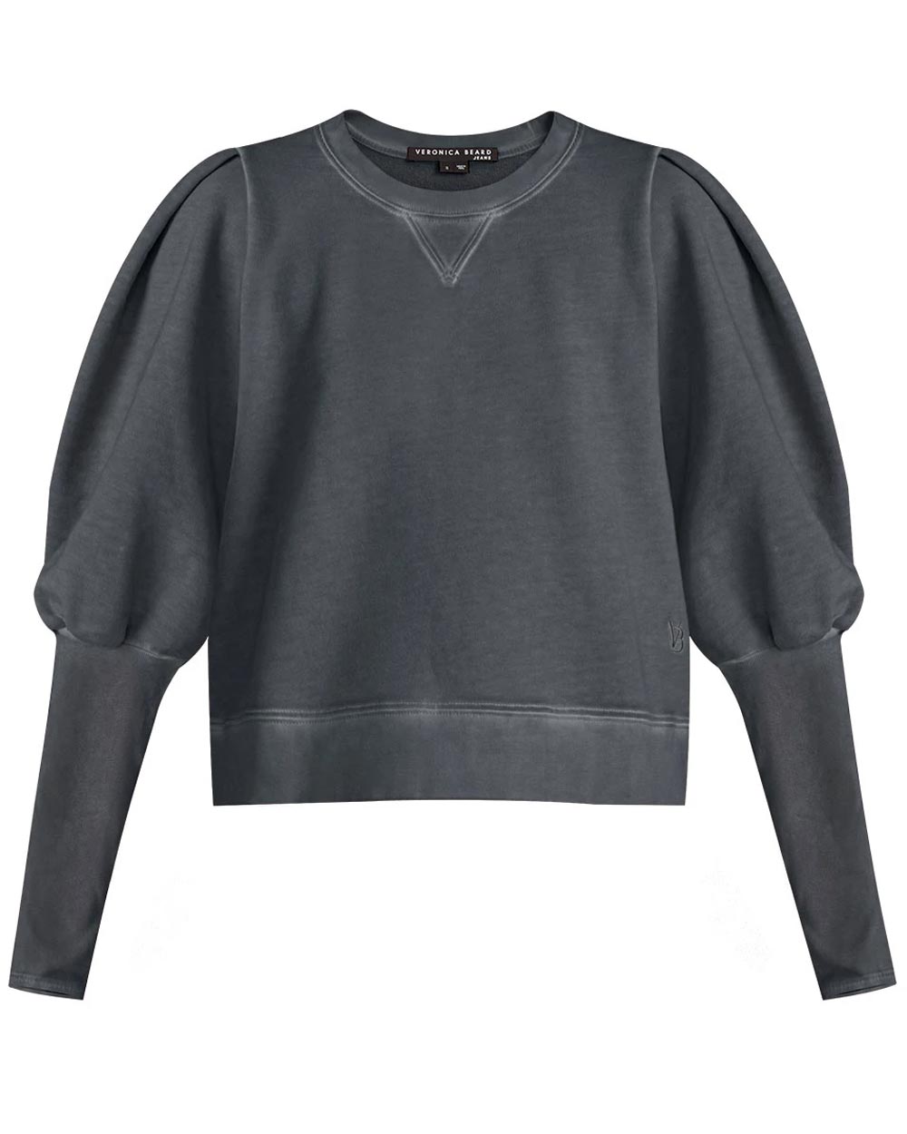 Charcoal Analeigh Puff Sleeve Sweatshirt