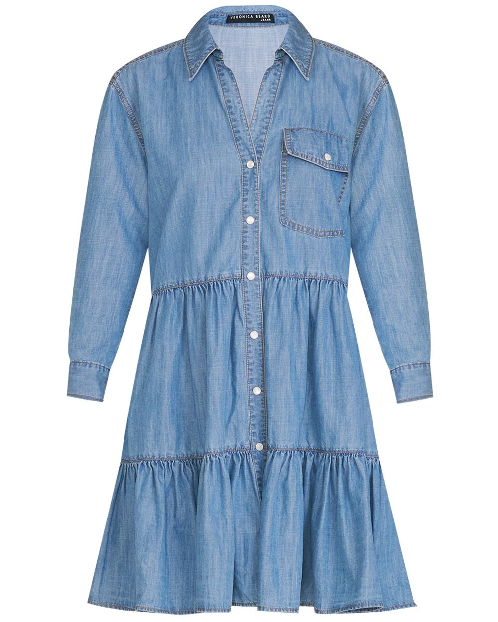 Light Indigo Atari Chambray Mini Dress – Stanley Korshak