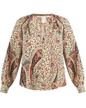 Oat Paisley Marion Top