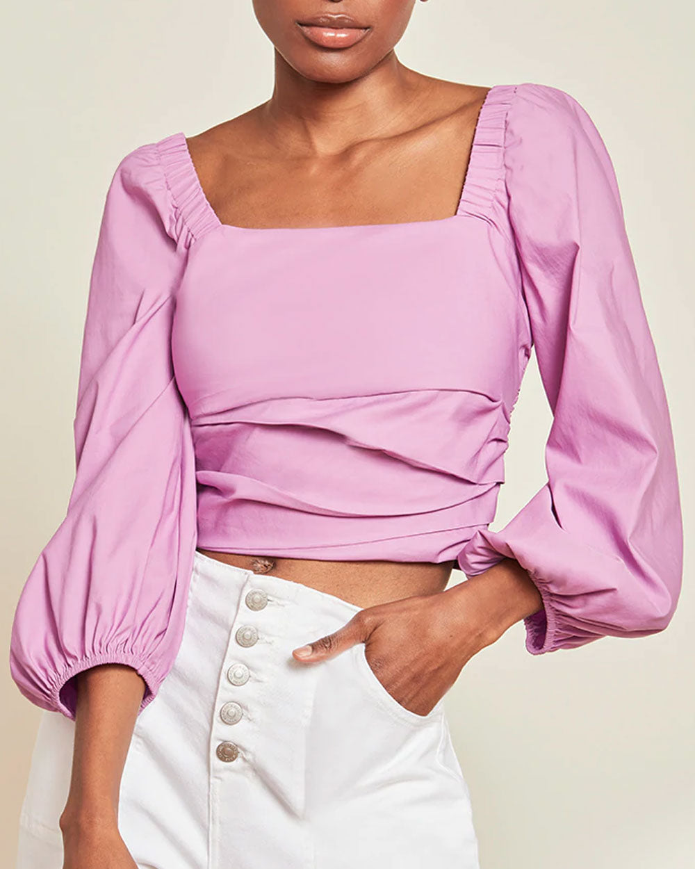 Orchid Kayla Puff Sleeve Top
