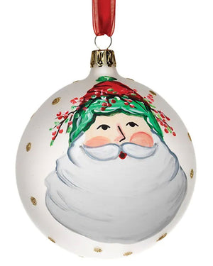 Hand Painted Old St. Nick Assorted Ornament Set