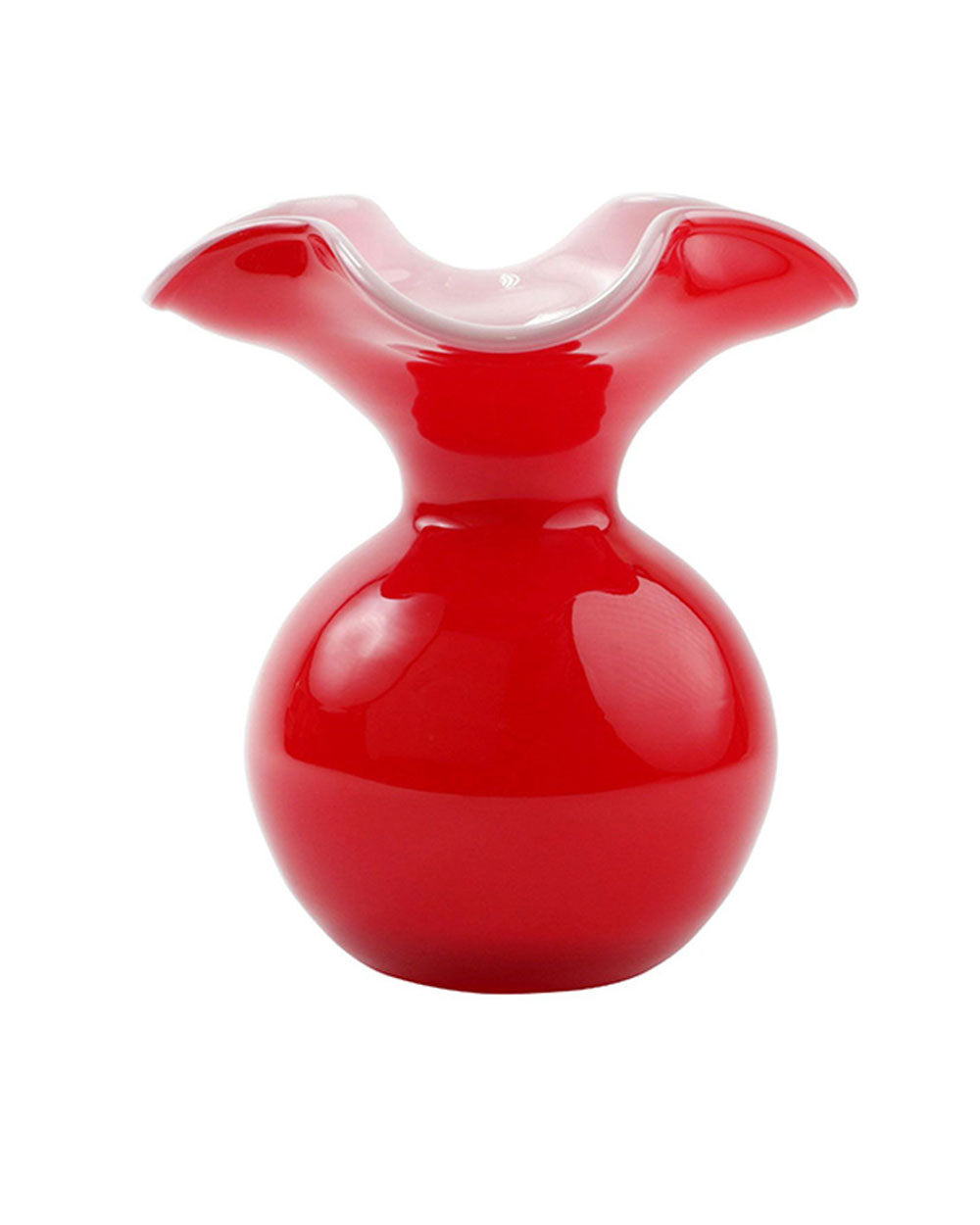 Hibiscus Bud Vase in Red