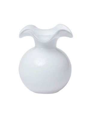 Hibiscus Bud Vase in White