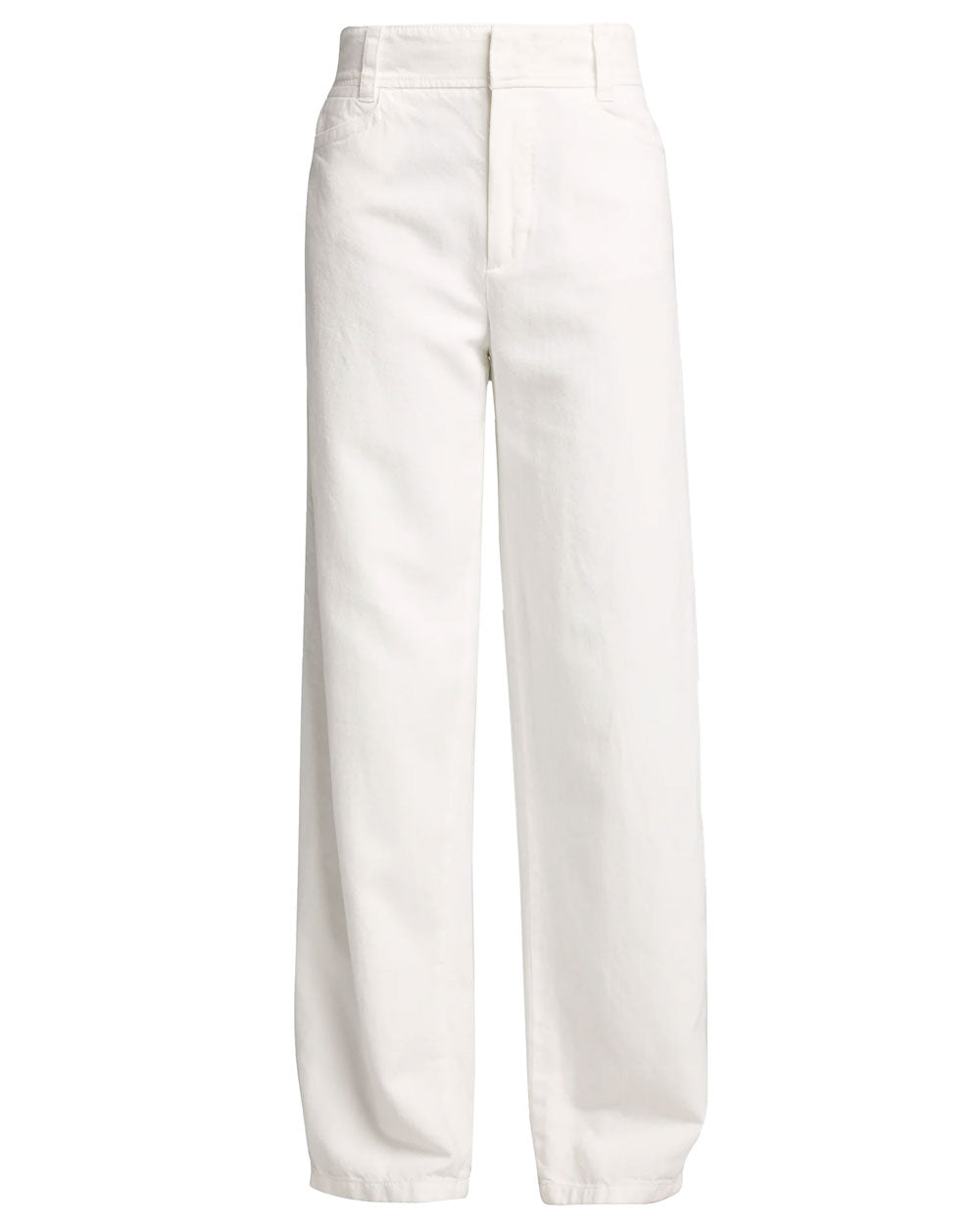 Off White Washed Casual Pant