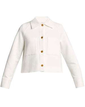 Optic White Shirt Jacket