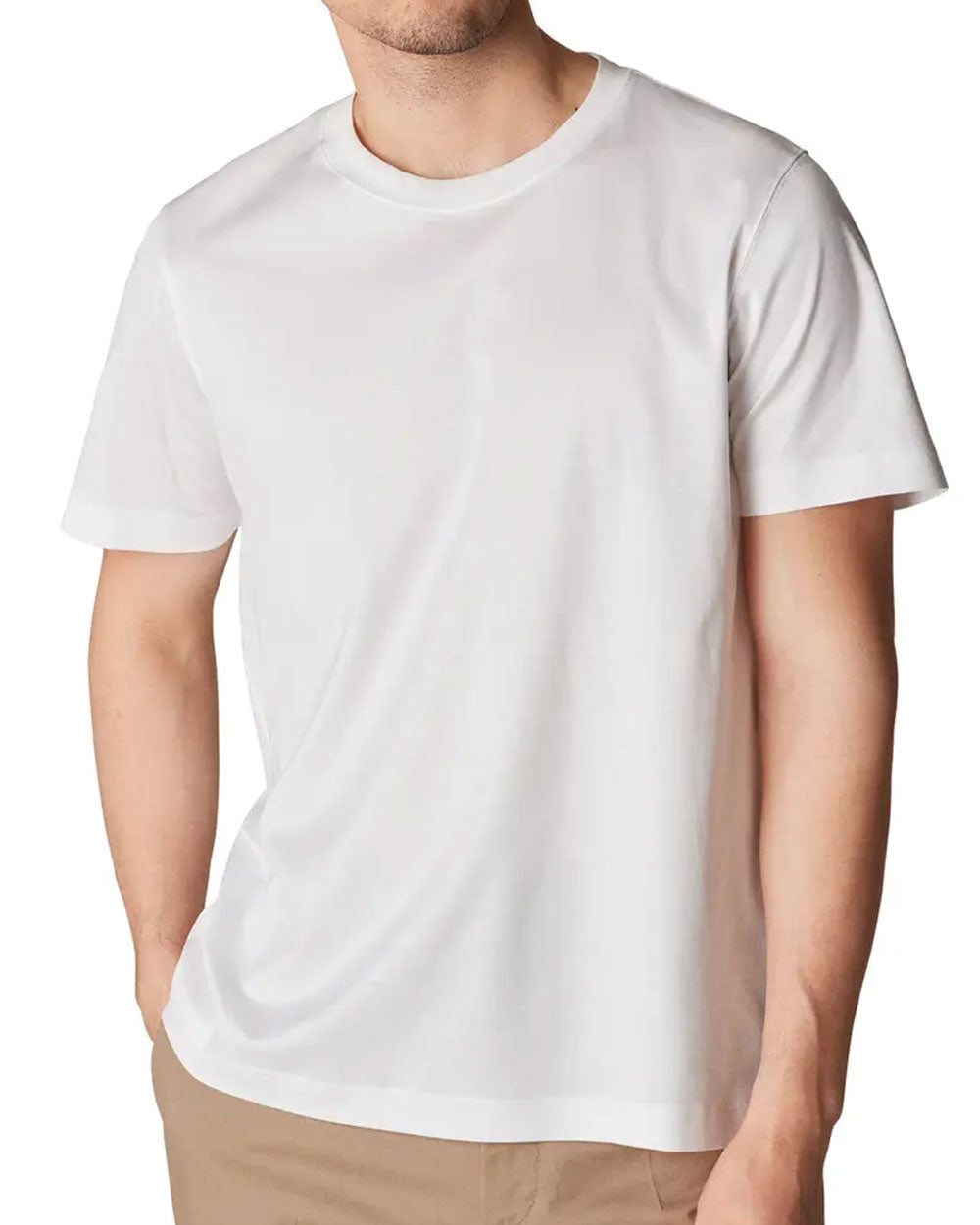 White Jersey T-Shirt