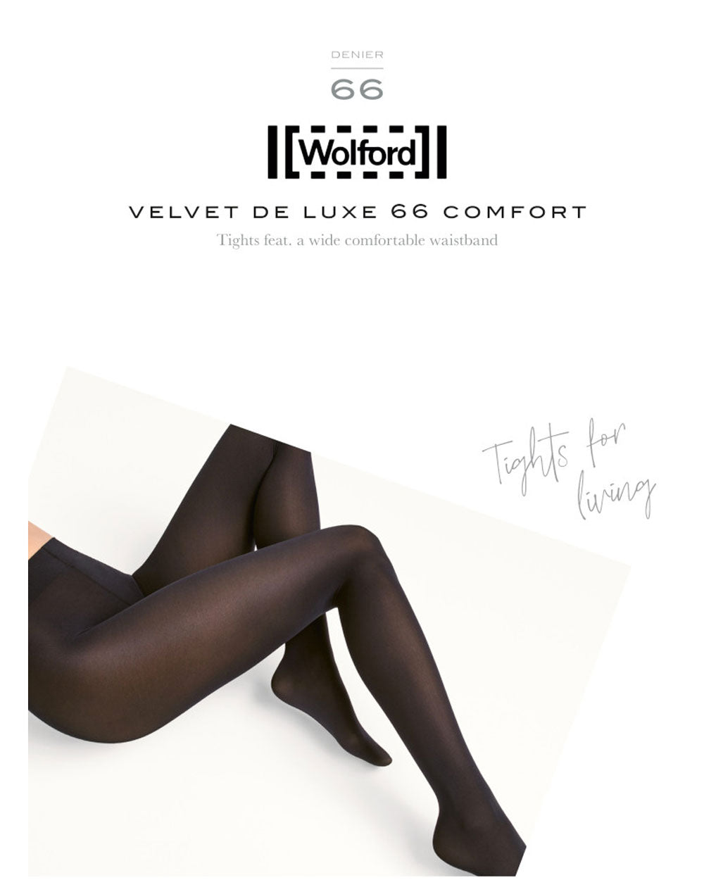 Black Velvet de Luxe 66 Comfort Tights