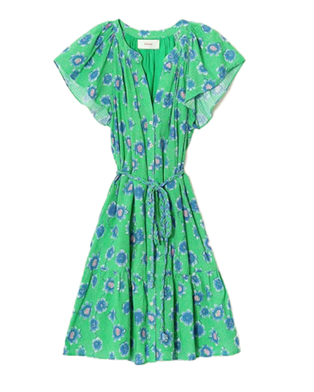 Green Poppy Jude Dress