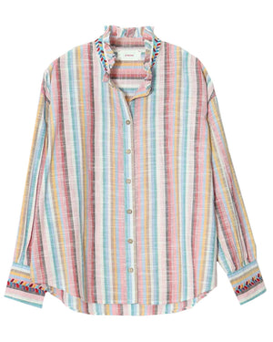 Pink Sunrise Stripe Jensen Shirt
